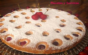 Bizcocho De Cerezas Y Mascarpone
