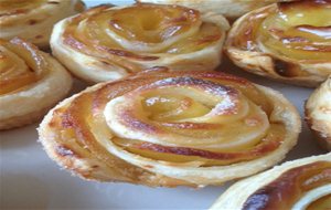 Rosas De Tarta De Manzana
